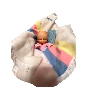 Vintage 1984 Gabriella Goo Goo Kids Hand Puppet Baby Blanket Bed Original Box